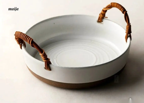 JOTO Retro Japanese Style Ceramic Fish Dish Tableware from JOTO