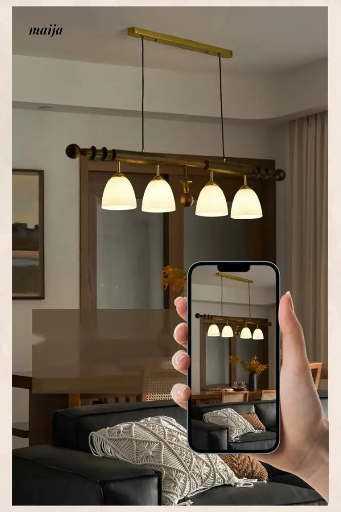 NANCY French Solid Wood Wabi-Sabi Chandelier from NANCY