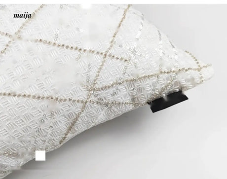HOUSE OF YINN Luxury Tassel Corrugated Pillow Cushion from HOUSE OF YINN