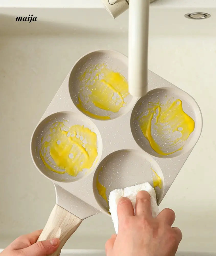 CAROTE Four-Hole Breakfast Pan for Eggs from CAROTE
