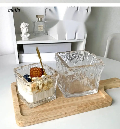 BANKE Large Capacity Breakfast Glass Ice Cream Cup from BANKE
