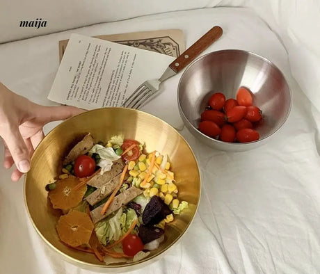 BANKE Stainless Steel Big Tableware Metal Fruit Home Use from BANKE