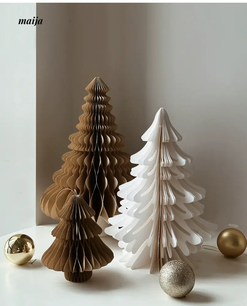 HOMESIDE Christmas Tree Honeycomb Origami Decoration from HOMESIDE