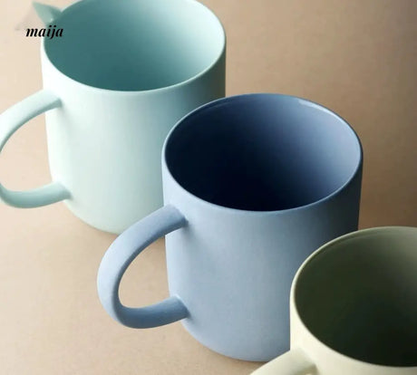 JOTO Ceramic Cup Handmade Coffee Mark Cup Set from JOTO