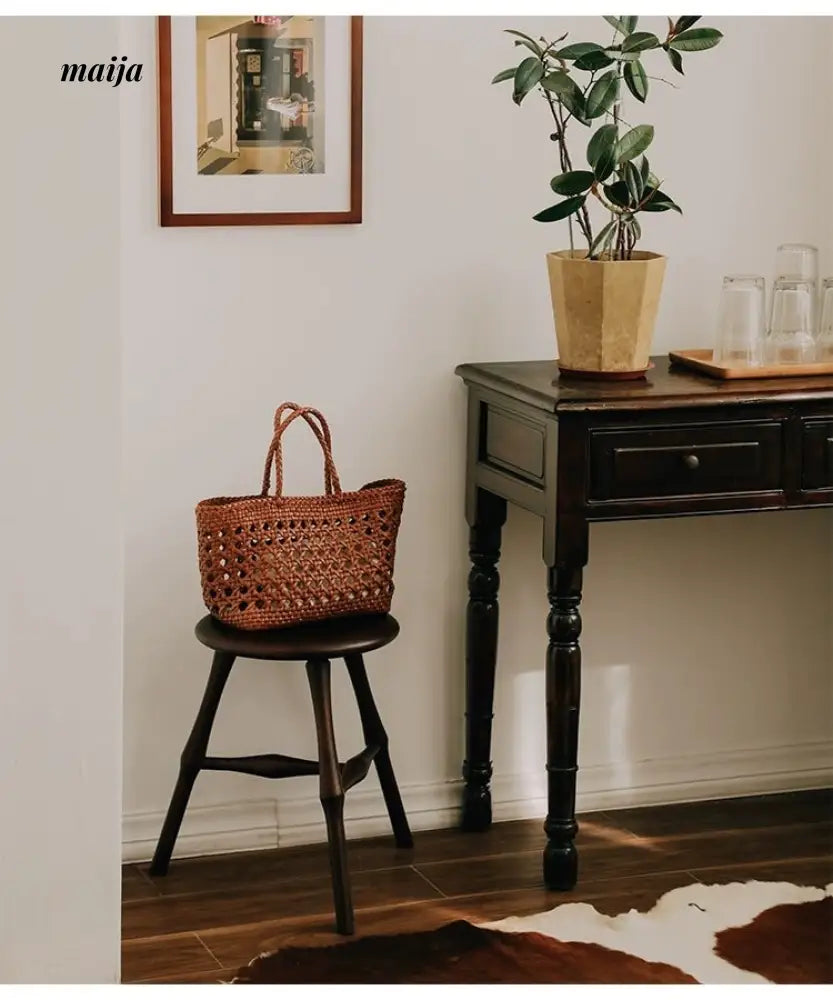 Valencia Solid Wood Stool from maija