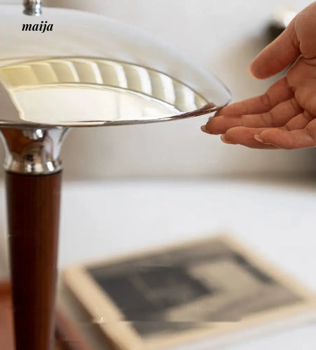 LYNN Retro Solid Wood Table Lamp from Lynn's Lamp