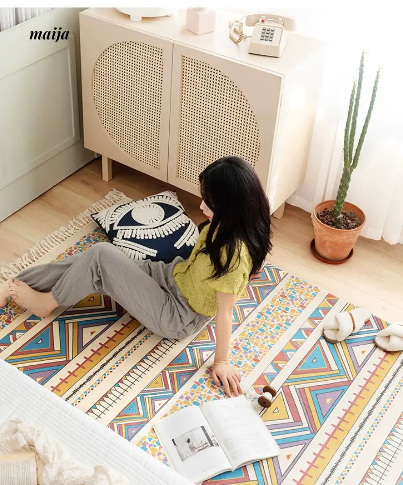 MAN YUE HOME Advanced Retro Carpet for Scandinavian Coffee Tables from MAN YUE HOME