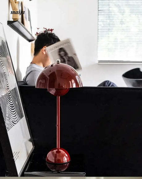 LYNN Scandinavian Clove Mushroom Table Lamp from Lynn's Lamp