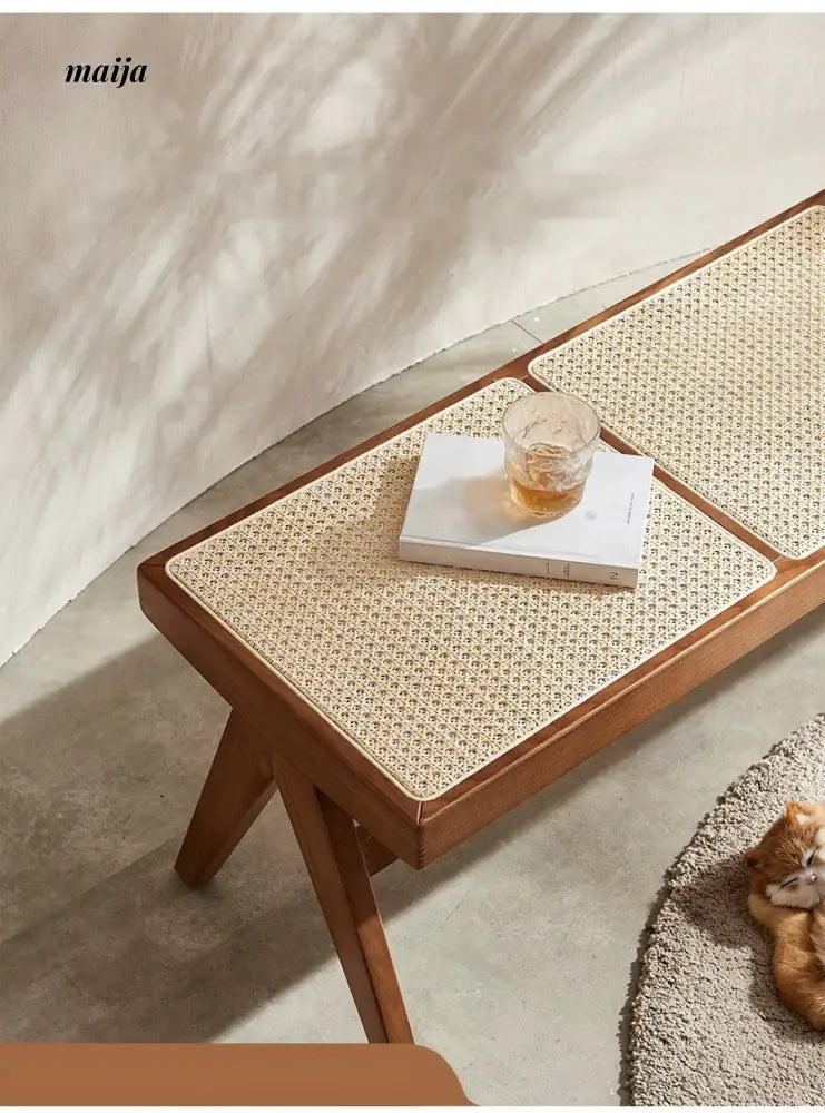 RATTAN CRAFTSMAN Rattan Shoe Stool Bench from RATTAN CRAFTSMAN