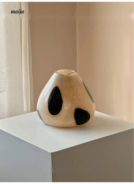 GUIFOU Glazed Line Glass Vase Set from GUIFOU