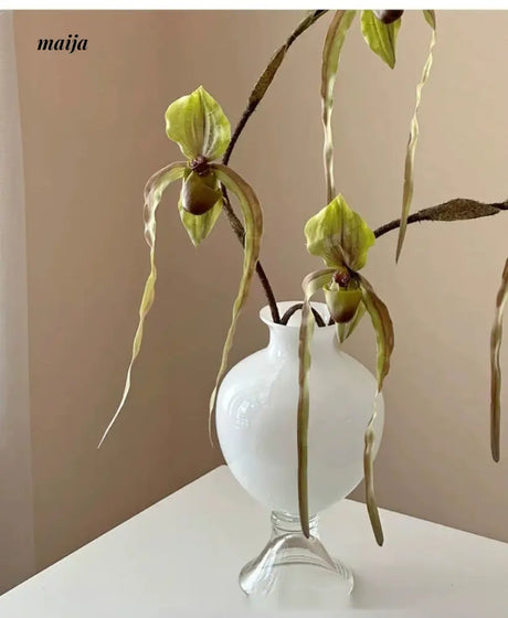 GUIFOU White Glazed Big Belly Vase from GUIFOU