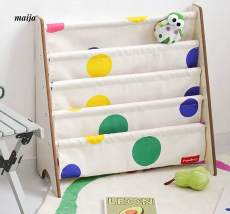 PAPAHUG Polka Dot Book Storage Shelf from PAPAHUG