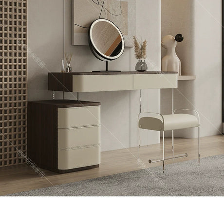 GEPH Stella Cream Acrylic Storage Dressing Table from GEPH