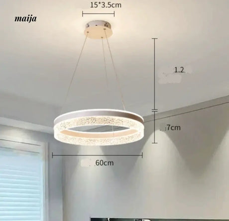 GVG Round Crystal Ceiling Chandelier from GVG
