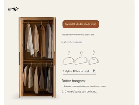 GENJI Donna Solid Wood Wardrobe from GENJI