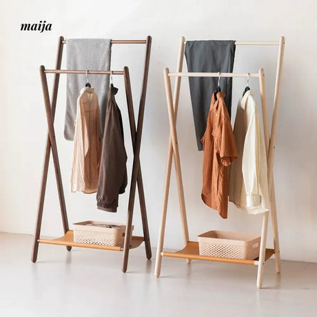 Alvarado Solid Wood Clothing Rack from maija