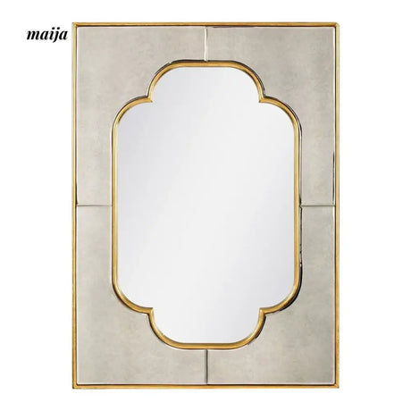 DONGGUAN Retro Golden Trim Rectangular Mirror from DONGGUAN
