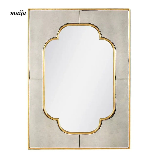 DONGGUAN Retro Golden Trim Rectangular Mirror from DONGGUAN