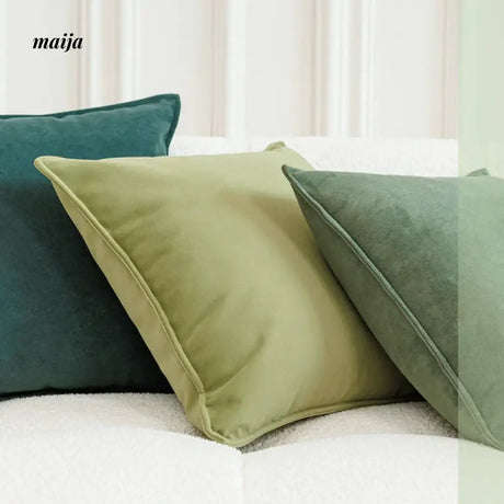 MISTYWOOD Green Modern Minimalist Pillow from MISTYWOOD