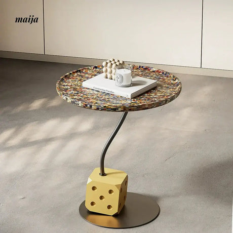 TIDELEADER Dice Side Table from TIDELEADER