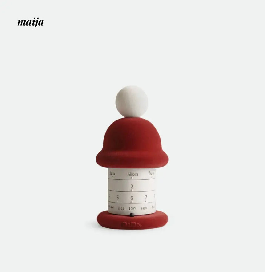 NAMO Snow House Rotatable Perpetual Calendar from NAMO