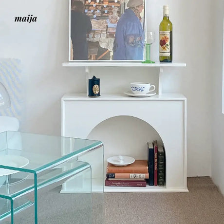 French Retro Fireplace Decorative Cabinet from maija