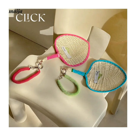 CLICK Handwoven Panaki Fan Cute Portable Accessory from CLICK