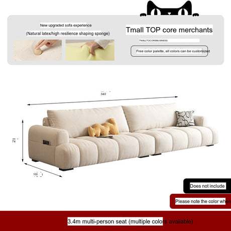 DIPU Livia French Cream Charging Sofa from DIPU
