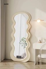 Wide Frame Wavy Mirror from Yueyang