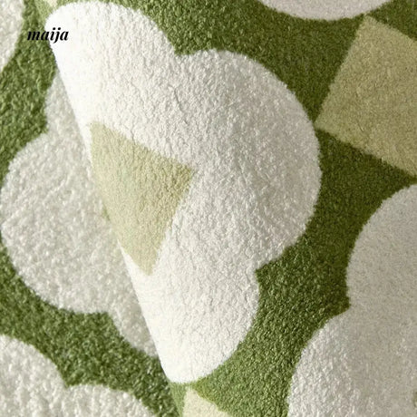 TIPTOE Summer Rain French Plaid Rug from TIPTOE