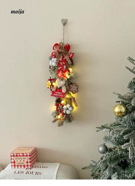 MELONGIRL Christmas Wreath Door Hanging from MELONGIRL