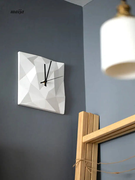 Minimalist Square Wall Clock from maija
