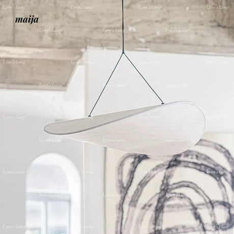 LYNN Japanese Silk Designer Chandelier from Lynn's Lamp