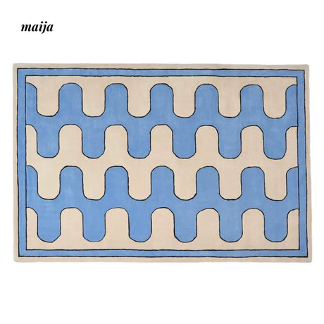 TIPTOE Blues Muse Rug from TIPTOE