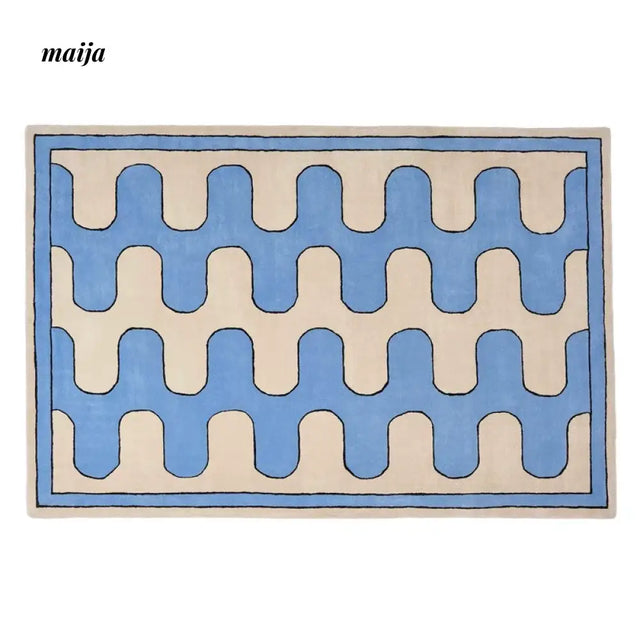 TIPTOE Blues Muse Rug from TIPTOE