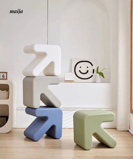 Colourful Arrow Stool from maija
