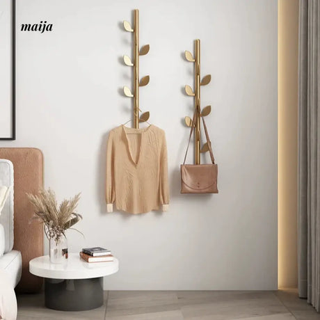JINRAN Creative Iron Leaf Wall-Mounted Hanger from JINRAN