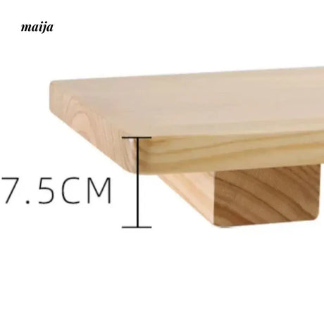 Beechwood Natural Wood Monitor Stand from maija