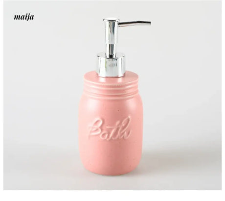 KULE HOME Ceramic Lotion Bottle and Shower Gel Holder from KULE HOME