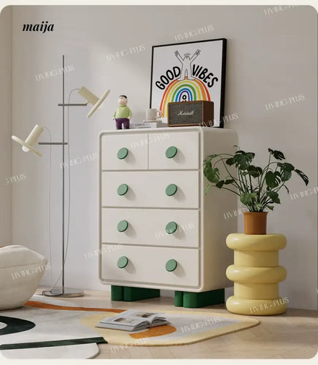 LIVINGPLUS Light Luxury Drawer Side Cabinet from LIVINGPLUS