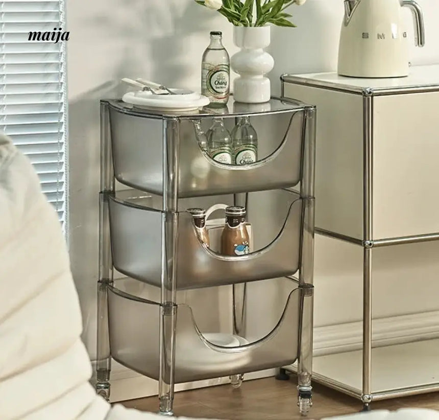 Acrylic Cloudy Snack Trolley