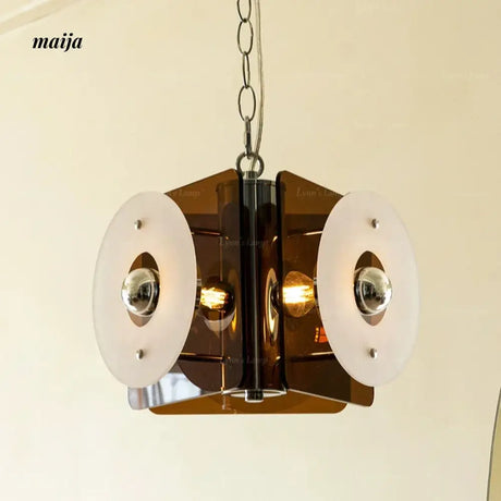 LYNN Coffee Acrylic Ceiling Lamp from Lynn's Lamp