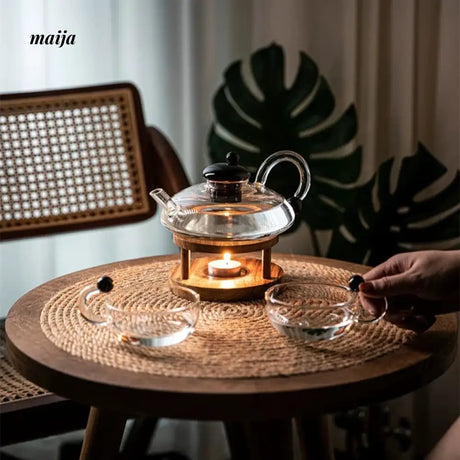 Wooden Candle Heating Stove from KIMACHI