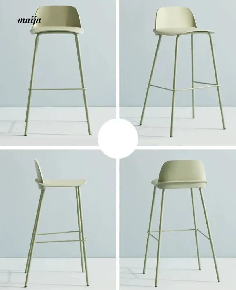 (Set of 2) Evie Pastel Bar Stool from maija