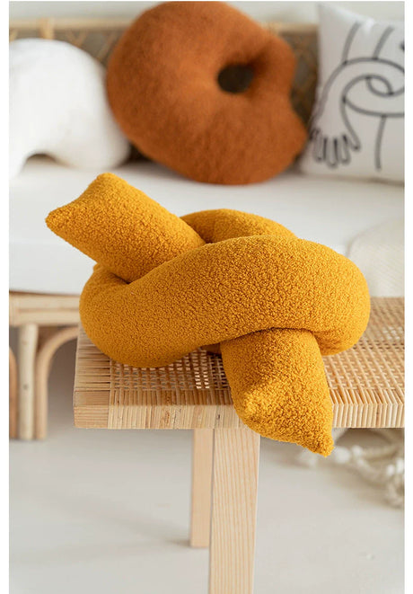 MISTYWOOD Knitted Pilsan Play Car Line Pillow from MISTYWOOD