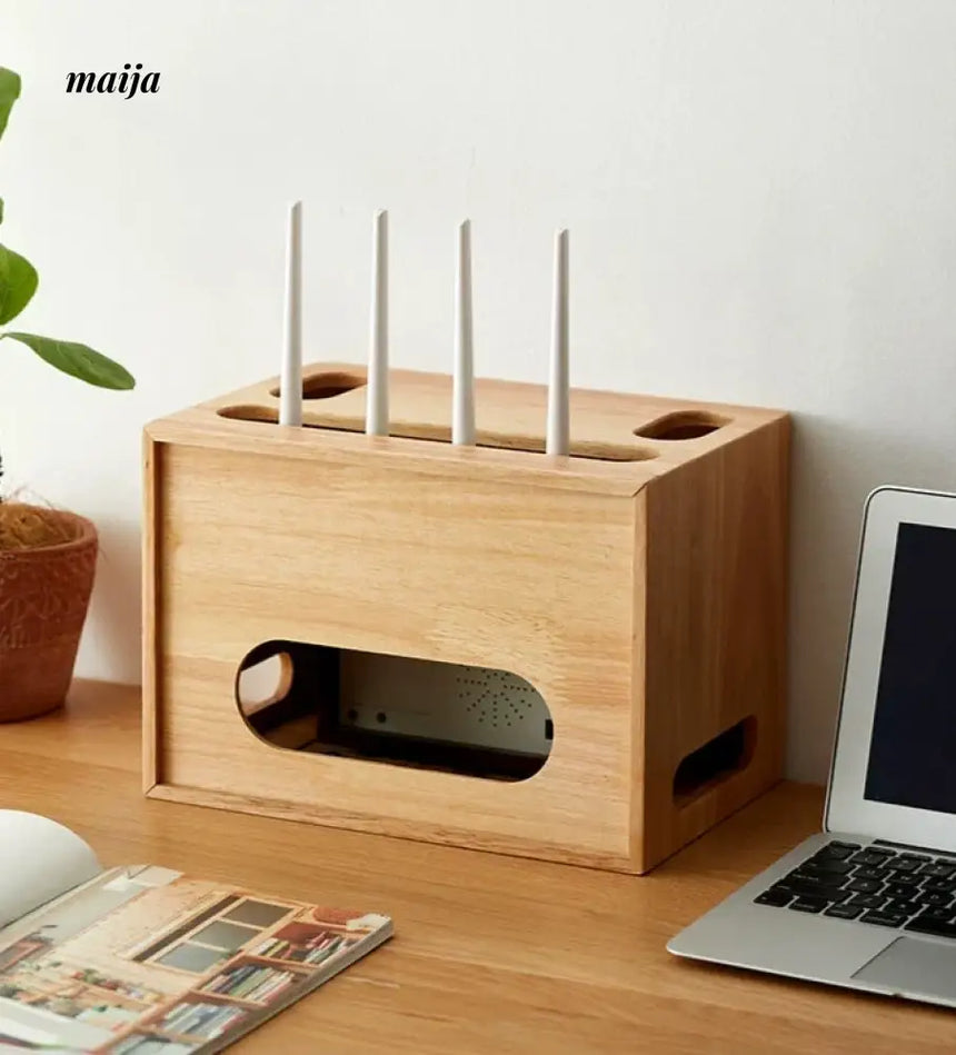 KIMACHI Wooden Router Storage Box from KIMACHI