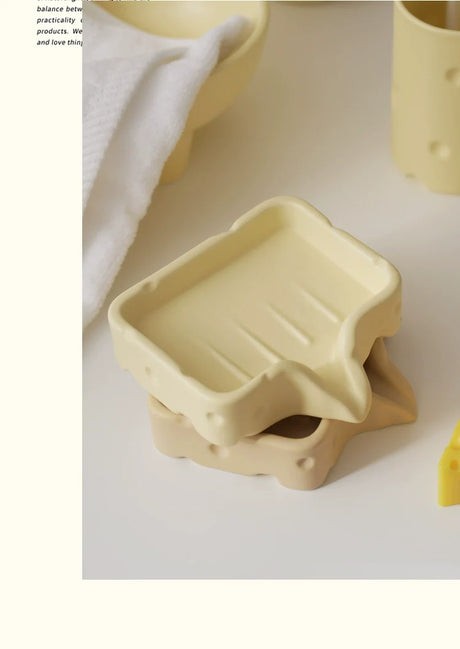 LENYVASEN Elio Cheese-Themed Ceramic Storage from LENYVASEN