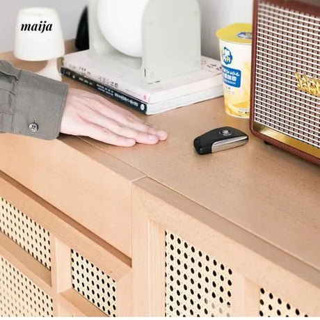Wilkerson Rattan Shoe Cabinet from maija