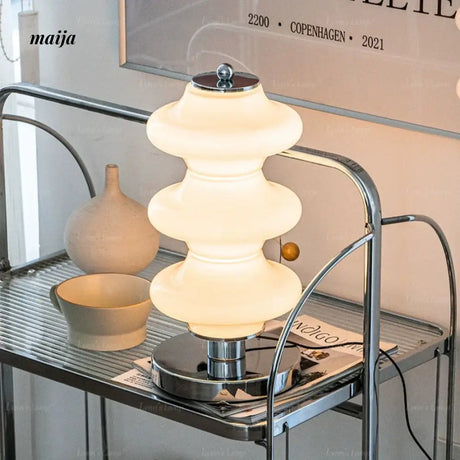 LYNN Bauhaus Glass Table Lamp from Lynn's Lamp