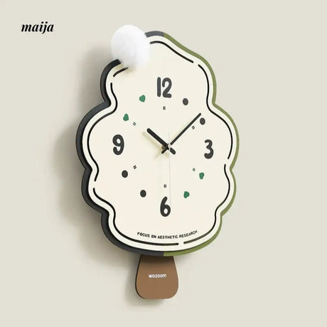 MANDELA Soft Serve Ice Cream Wall Clock from maija